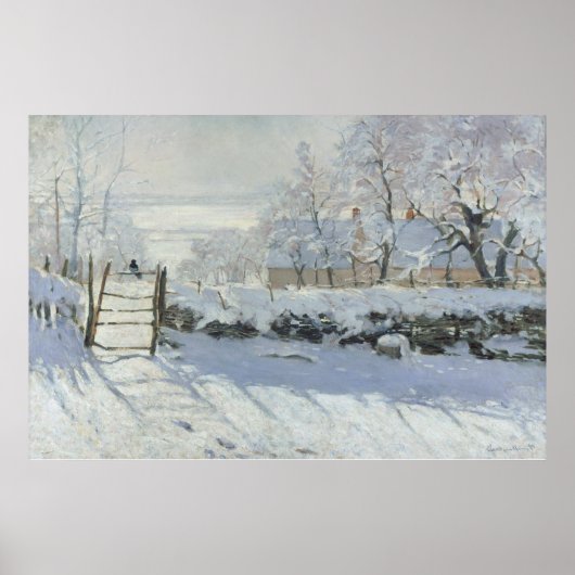 The Magpie – Claude Monet – Die Elster – La Pie Poster (Voorkant)