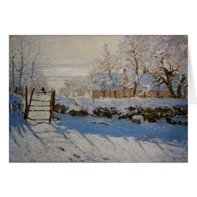 The Magpie La Pie van Claude Monet (Voorkant Horizontaal)