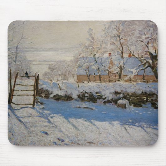 The Magpie La Pie van Claude Monet Muismat (Voorkant)
