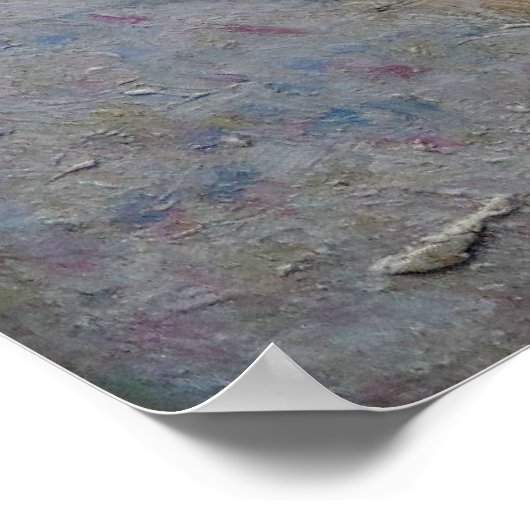 The Magpie La Pie van Claude Monet Poster (Hoek)