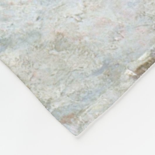 The Magpie, Monet Fleece Deken (Hoek)