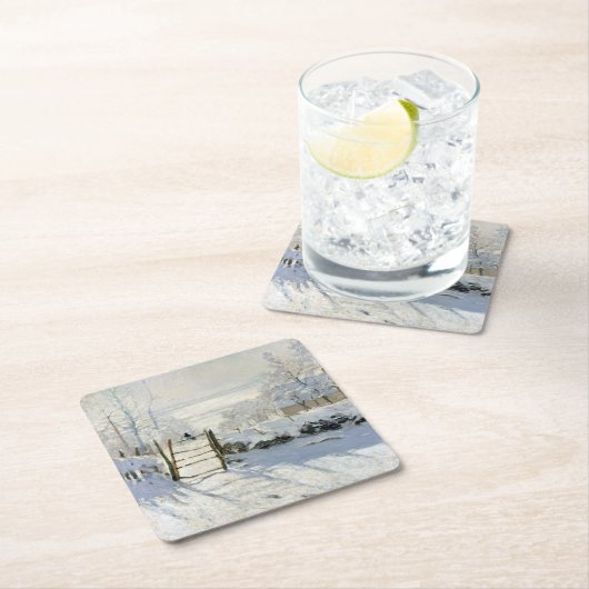 The Magpie, Monet Kartonnen Onderzetters (Insitu)