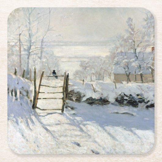 The Magpie, Monet Kartonnen Onderzetters (Voorkant)