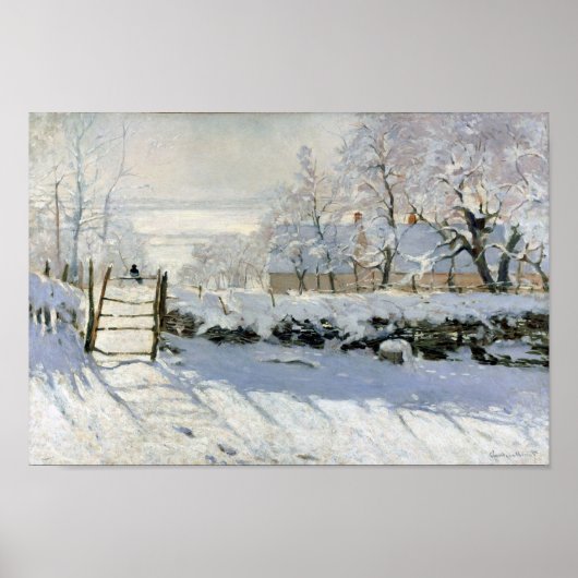 The Magpie, Monet Poster (Voorkant)