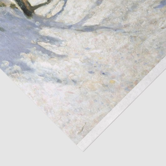 The Magpie, Monet Tissuepapier (Detail)