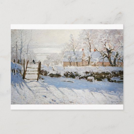 The Magpie van Claude Monet Briefkaart (Voorkant)