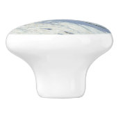 The Magpie van Claude Monet Keramische Knop (Zijkant)