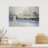 The Magpie van Claude Monet Poster (Keuken)