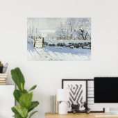 The Magpie van Claude Monet Poster (Thuiskantoor)