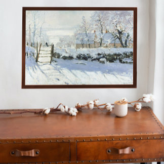 The Magpie van Claude Monet Poster