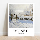 The Magpie van Claude Monet Poster