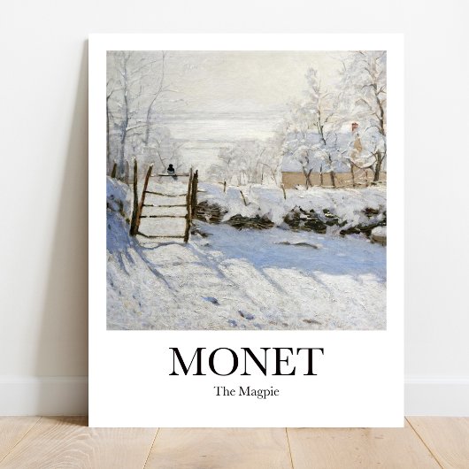 The Magpie van Claude Monet Poster