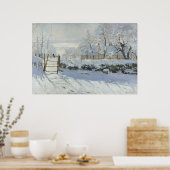 The Magpie van Claude Monet Poster (Keuken)