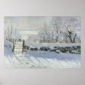 The Magpie van Claude Monet Poster (Voorkant)