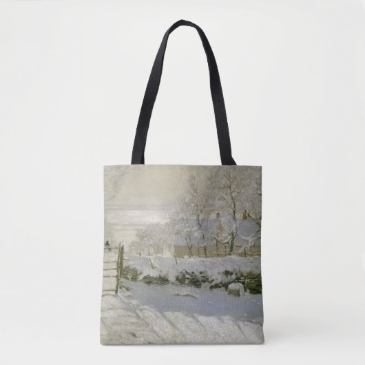 The Magpie van Claude Monet Tote Bag (Voorkant)