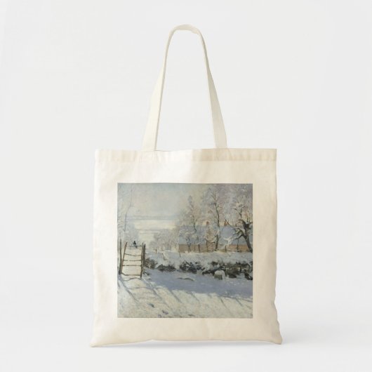 The Magpie van Claude Monet Tote Bag (Voorkant)