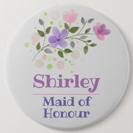 The Maid of Honor Button Badge