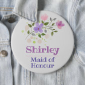 The Maid of Honor Button Badge (In situ)