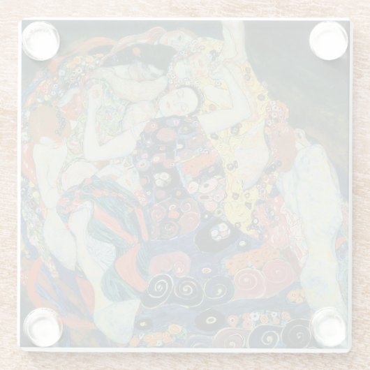 The Maiden, 1913 (olie op canvas) Glazen Onderzetter (Achterkant)