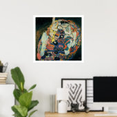 The Maiden, 1913 (olie op canvas) Poster (Thuiskantoor)