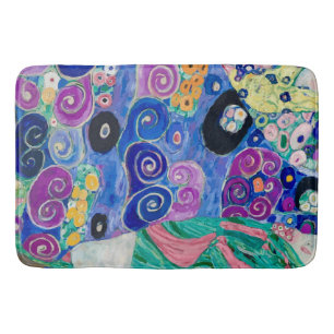The Maiden door Gustav Klimt Badmat
