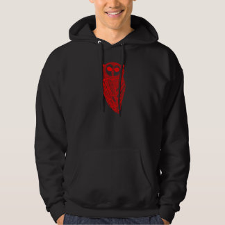 The Majestic Owl Hoodie (Red Owl)