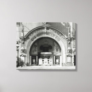 The Majestic Theatre, 1910 Canvas Afdruk