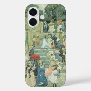 The Mall, Central Park van Maurice Prendergast iPhone 16 Hoesje