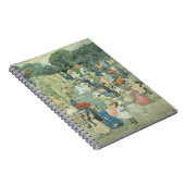 The Mall, Central Park van Maurice Prendergast Notitieboek (Rechterzijde)