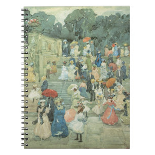 The Mall, Central Park van Maurice Prendergast Notitieboek