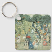 The Mall, Central Park van Maurice Prendergast Sleutelhanger (Voorkant)