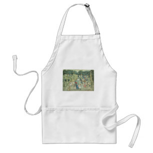 The Mall, Central Park van Maurice Prendergast Standaard Schort
