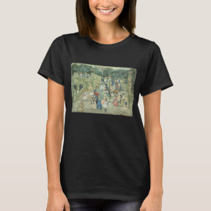 The Mall, Central Park van Maurice Prendergast T-shirt