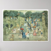 The Mall, Central Part, 1901 Maurice Prendergast Poster (Voorkant)