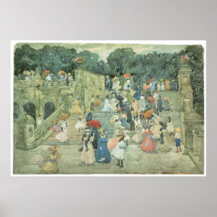 The Mall, Central Part, 1901 Maurice Prendergast Poster
