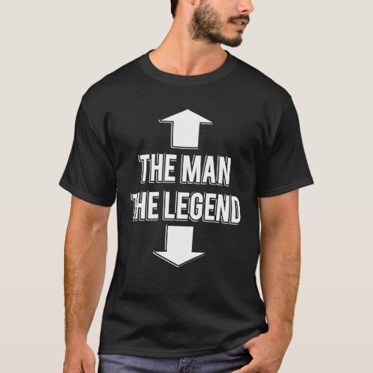The Man Arrrow Face The Legend Arrow Crotch T-shirt (Voorkant)