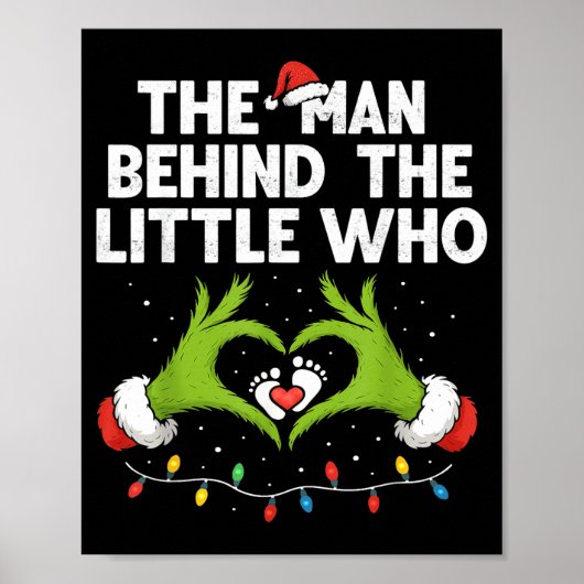 The Man Behind The Little Who Christmas Pregnancy  Poster (Voorkant)