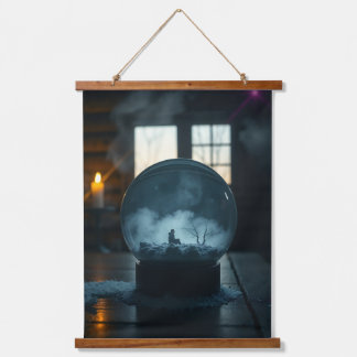 The Man in the Globe – Mystical Surreal Wall Tapes Hangend Wandkleed