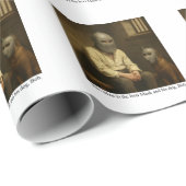 The Man in the Iron Mask and his dog, Bob. Cadeaupapier (Rol Hoek)