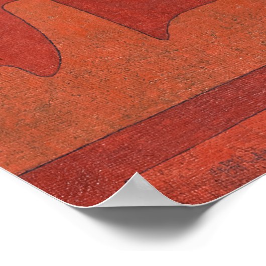 The Man of Confusie by Paul Klee Poster (Hoek)