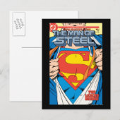 The Man of Steel #1 Collector's Edition Briefkaart (Voorkant / Achterkant)