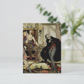 “The Man of the Crowd” by Harry Clarke Briefkaart (Staand voorkant)