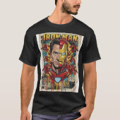 The Man & The Machine: A Pop Art Hero T-shirt (Voorkant)