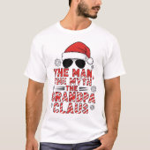 The Man, The Myth, The Grandpa Claus | Funny Chris T-shirt (Voorkant)