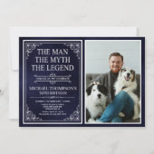 The Man The Myth The Legend 50th Birthday Kaart (Voorkant)