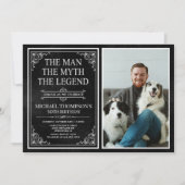 The Man The Myth The Legend 50th Birthday Kaart (Voorkant)