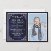 The Man The Myth The Legend 65th Birthday Kaart (Voorkant)