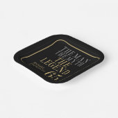 The Man The Myth The Legend 65th Birthday Papieren Bordje (Gebogen)