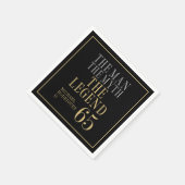 The Man The Myth The Legend 65th Birthday Servet (Hoek)