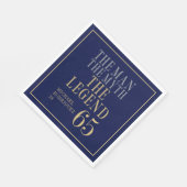 The Man The Myth The Legend 65th Birthday Servet (Hoek)